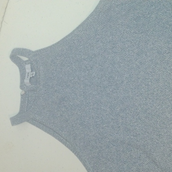 Fate Fringe Knitted Halter Tank size small blue - Picture 4 of 7